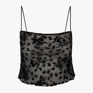 Realisation Par The Odette Top in Cosmos Devore Black